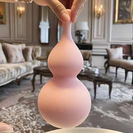 Squishy Gourd Stress Relief Toy – Soft Silicone & Mochi Texture for Anxiety, Focus & Fun (Perfect for Office, School, Gifts & Pranks)