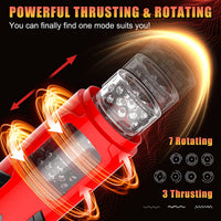 Automatic Male Masturbator Telescopic Rotation Vagina Sucking Blowjob Adults Pussy Sex Toy Men Penis Pump Enlargement Waterproof