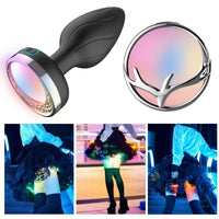 Colourful Remote Control Anal Plug
