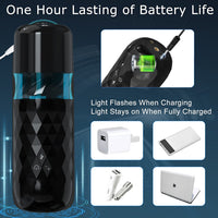 Male Masturbators Cup Telescopic Rotation Penis Stimulation Electric Pocket Pussy Vagina Blowjob Adult Sex Toy for Male