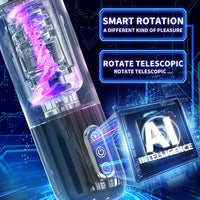 Male Sex Toy Automatic Sucking Telescopic Rotating Masturbator Cup For Men Real Vaginal Suction Pocket Blowjob Adult Product